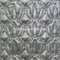 Padded winter embroidery quilting garment fabric